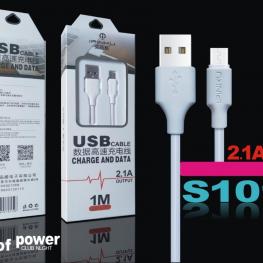 S101 Best selling 2.1A High-grade android usb cable micro usb/type c/i8 charger cable mobile phone charging cable 1m